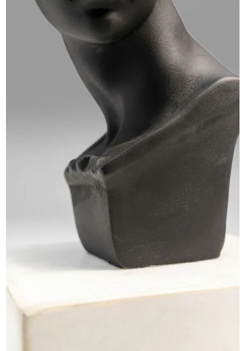 Διακοσμητικό Επιτραπέζιο Busto Ανδρικό Πρόσωπο 14x22 εκ. 14x9x22εκ - Μαύρο