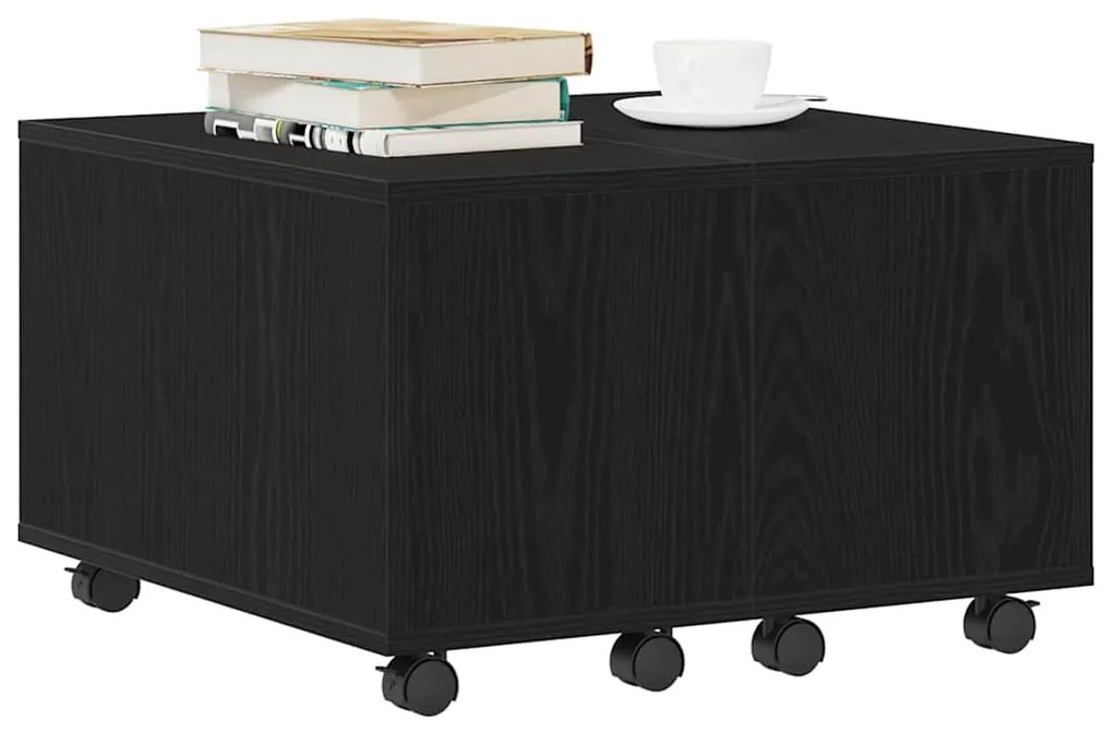 vidaXL Τραπεζάκι σαλονιού Μαύρη δρυς 60 x 60 x 38 cm