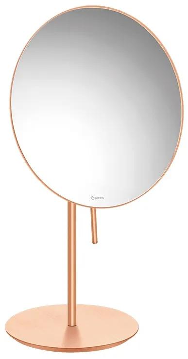 Καθρέπτης Μεγεθυντικός Επικαθήμενος Ø20 εκ. x3 Brushed Rose Gold 24 K Sanco Cosmetic Mirrors MR-703-AB6