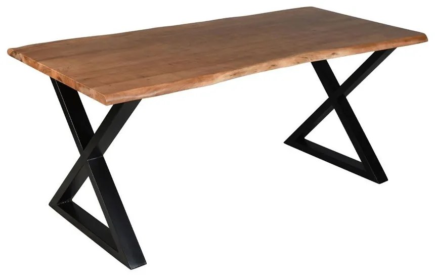 ΤΡΑΠΕΖΙ MINGLE ΚΑΡΥΔΙ ΜΑΥΡΟ 180x80x76