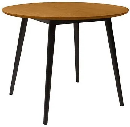Τραπέζι Boston 315, Sibu χρυσό πεύκο, Μαύρο, 76cm, 19 kg, Φυσικό ξύλο καπλαμά, Ξύλο, Ξύλο: Οξιά | Epipla1.gr