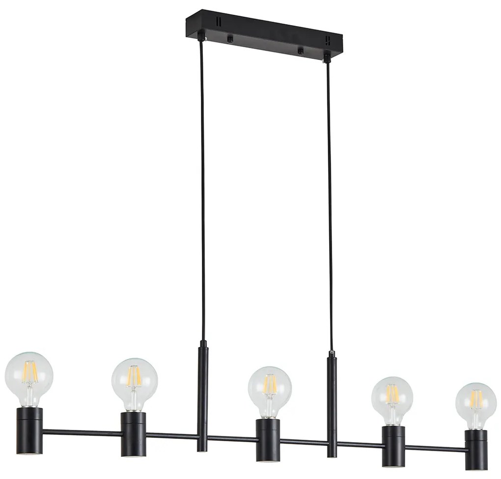 SE21-BL-120 ADEPT BLACK METAL PENDANT Γ4