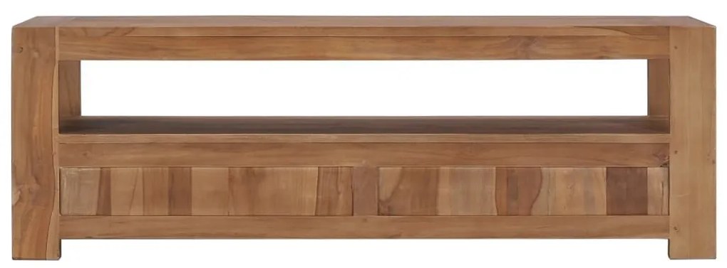 Έπιπλο Τηλεόρασης 120 x 30 x 40 εκ. από Μασίφ Ξύλο Teak - Καφέ