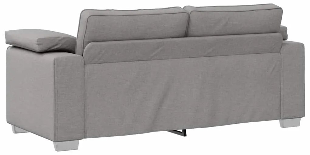 vidaXL Καναπές με μαξιλάρι Σκίουρος Γκρί 180 x 77 x 82 εκ ύφασμα