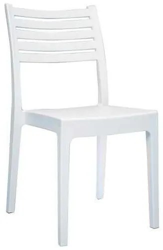 Καρέκλα Olimpia Πλαστική Άσπρη 46x52x86cm