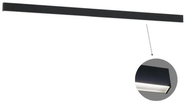 Γραμμικό Τοίχου L3100 4000K Μαύρο Microprismatic Dim. Ciba 3916-02310-4-B-M-D4 Viokef 3916-02310-4-B-M-D4 Μαύρο