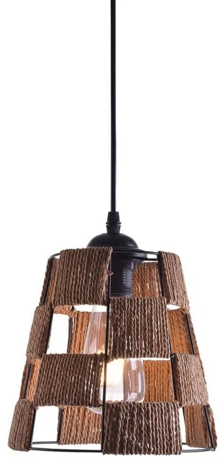 Φωτιστικό Οροφής 77-3617 Trumpet Junior Black Homelighting Rope, Metal