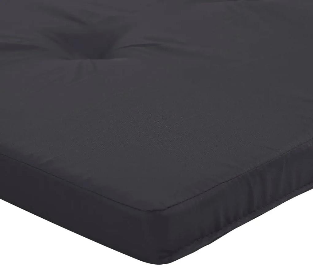 Μαξιλάρια Ξαπλώστρας 2 τεμ. Μαύρα από Ύφασμα Oxford - Μαύρο