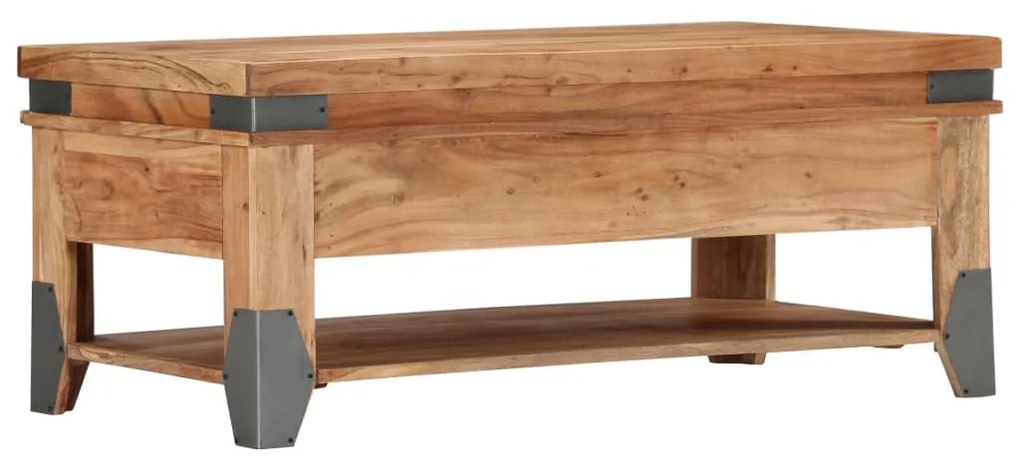 vidaXL Τραπεζάκι Σαλονιού 110 x 52 x 45 εκ. από Μασίφ Ξύλο Ακακίας