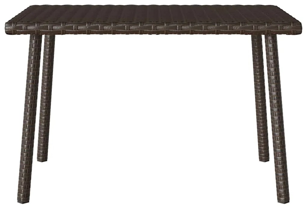 ΚΗΠΟΣ ΤΡΑΠΕΖΙ ΚΑΦΕ ΟΡΘΟΓΩΝΙΟ ΚΑΦΕ 60X40X37 CM POLY RATTAN 4104051