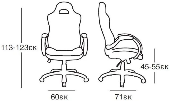 Πολυθρόνα γραφείου BS5250