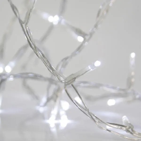 Eurolamp Κουρτίνα 480 LED 3mm Ψυχρό Λευκό 300x300cm IP44 Διαφανές Καλώδιο 600-11379