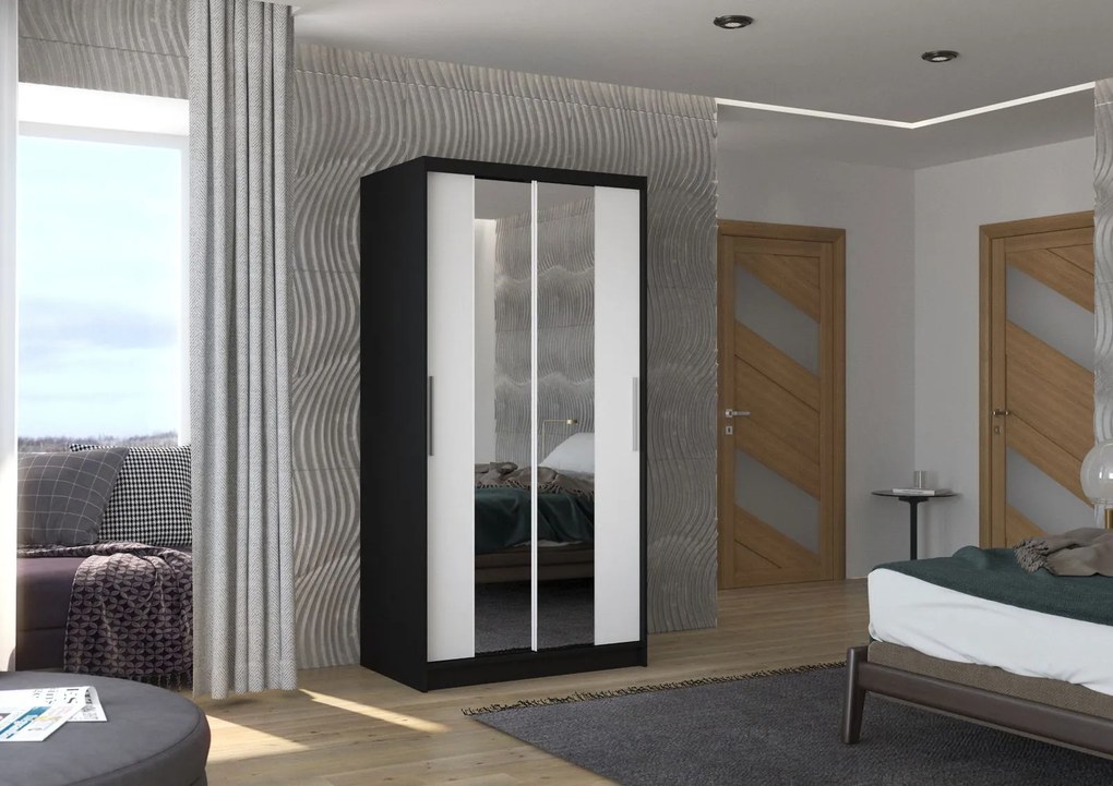 Ντουλάπα Drogo 100 συρόμενη-Mauro-Leuko