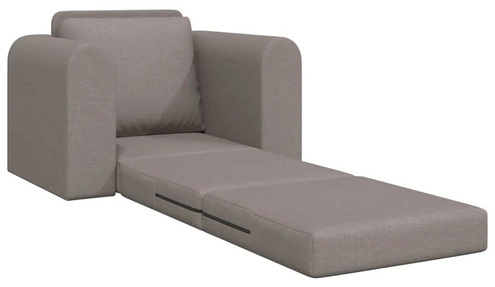 vidaXL Κρεβάτι καναπές Taupe 98 x 71 x 83 εκ. ύφασμα
