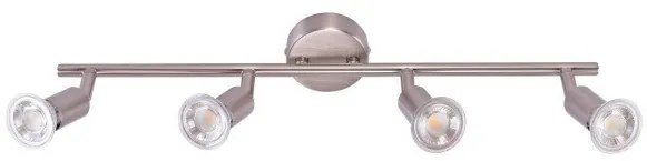 Σποτ Φωτιστικό Οροφής Μέταλλο SABA H16 Φ51 Homelighting-77-3553-Νίκελ Ματ 77-3553