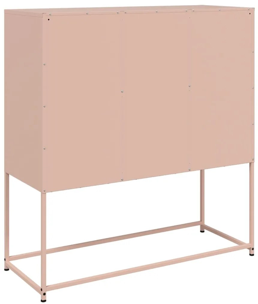 Ντουλάπι Ροζ 100,5x39x107 εκ. Ατσάλινο 846597