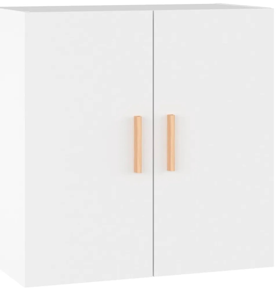 vidaXL Ντουλάπι Τοίχου Λευκό 60x30x60 εκ. από Επεξεργασμένο Ξύλο