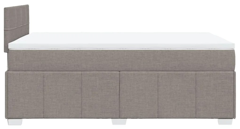 ΚΡΕΒΑΤΙ BOXSPRING ΜΕ ΣΤΡΩΜΑ TAUPE 120X190 ΕΚ. ΥΦΑΣΜΑΤΙΝΟ 3289311