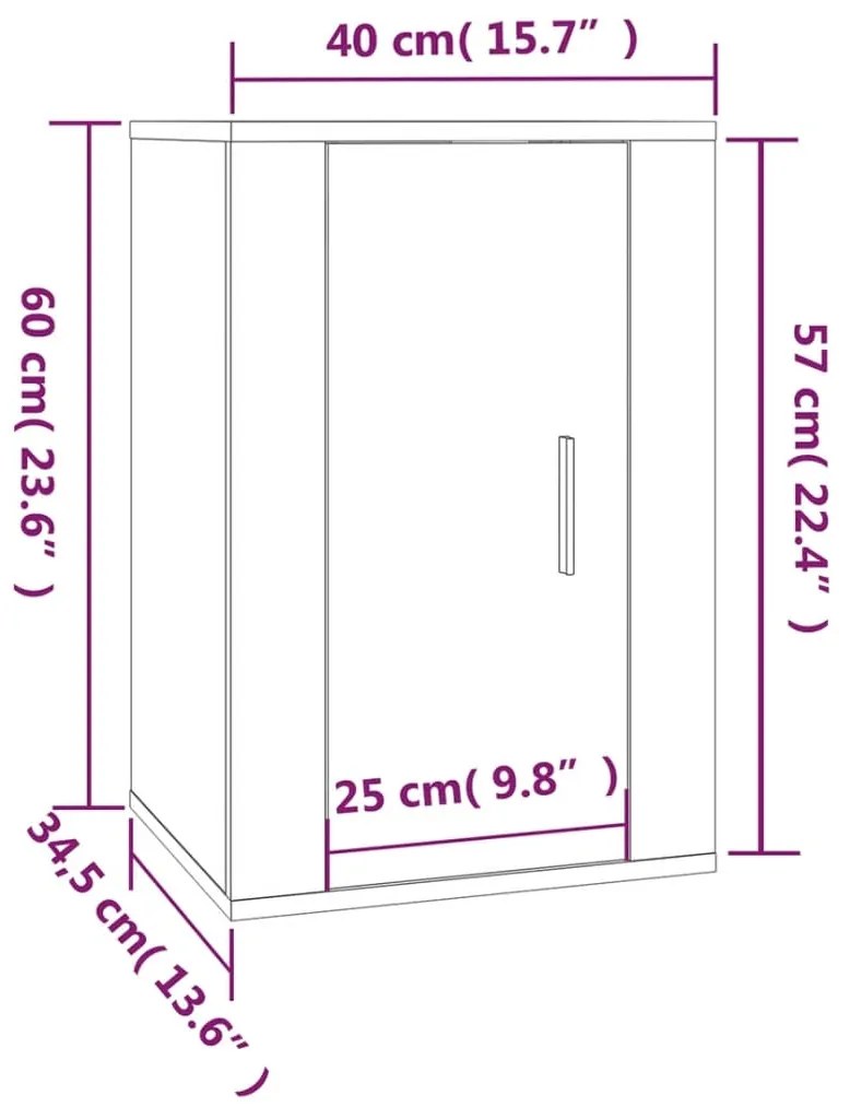 ΈΠΙΠΛΑ ΤΗΛΕΟΡΑΣΗΣ ΕΠΙΤΟΙΧΙΑ SONOMA ΔΡΥΣ 40X34,5X60 ΕΚ 816668