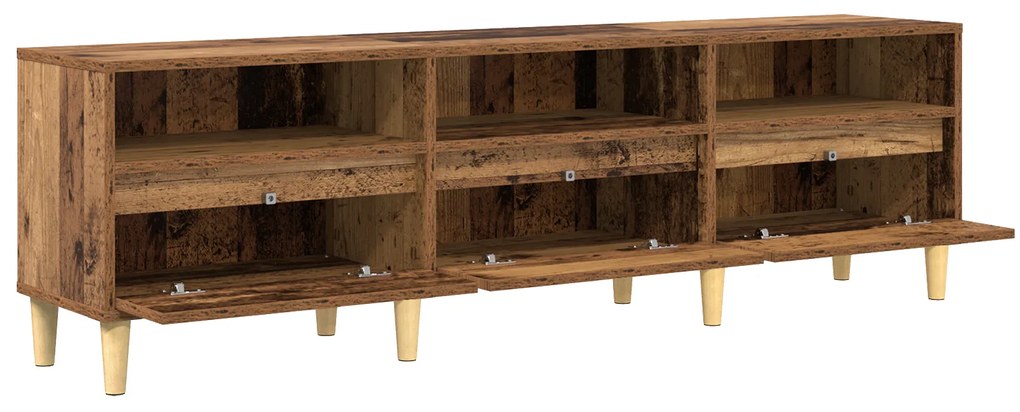 vidaXL Ντουλάπι TV Παλιό ξύλο 150 x 30 x 44.5 εκ. Επεξεργασμένο ξύλο