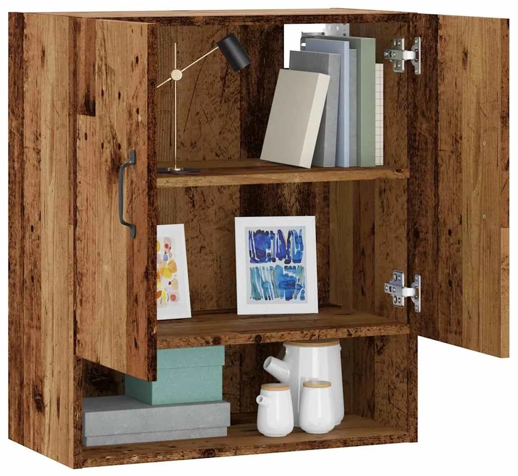 Ντουλάπι Τοίχου Παλιό Ξύλο 60 x 31 x 70 εκ. Επεξεργασμένο Ξύλο