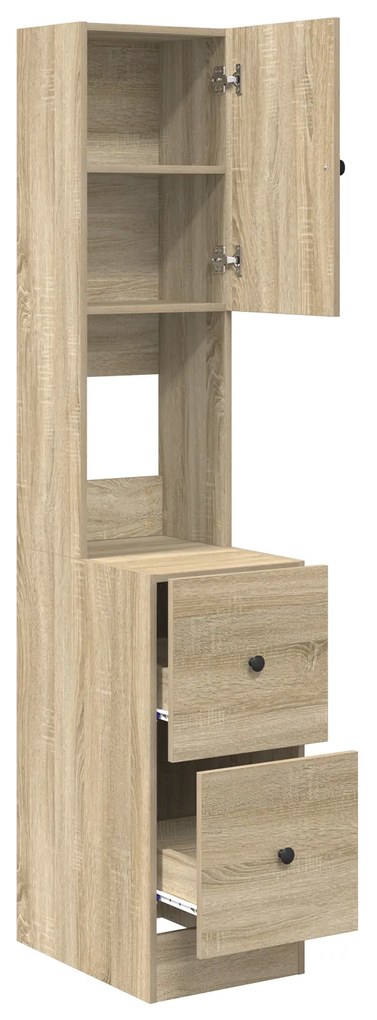 vidaXL Ντουλάπι Κουζίνας Σοναμά 35x50x180 εκ Μοριοσανίδα