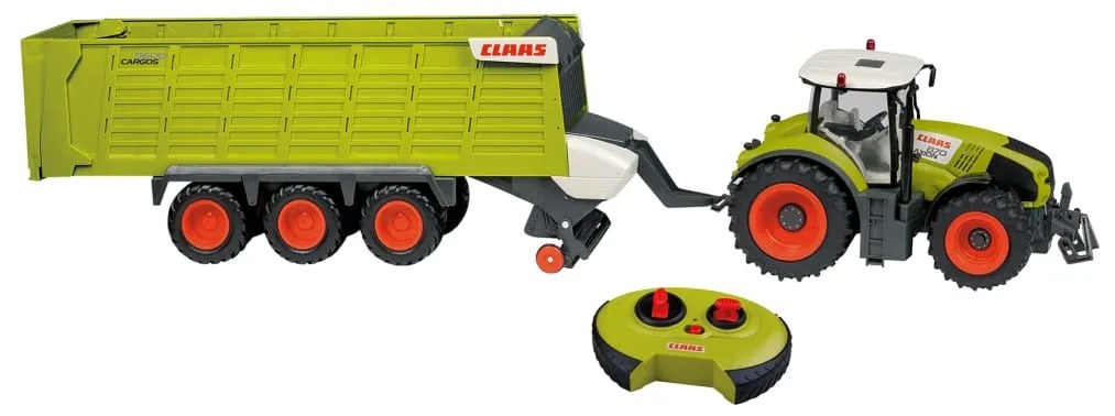 CLAAS Τρακτέρ Τηλεκατευθυνόμενο με Τρέιλερ AXION870 & CARGOS9600 1:16