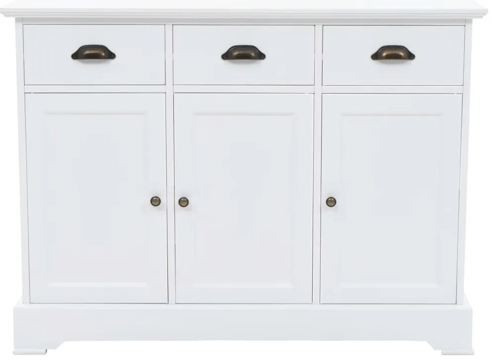 vidaXL Μπουφές με 3 Πόρτες 105 x 35 x 77,5 εκ. από MDF και Ξύλο Πεύκου