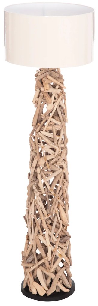 ΔΙΑΚΟΣΜΗΤΙΚΟ ΦΩΤΙΣΤΙΚΟ ΔΑΠΕΔΟΥ ALTAR HM4429 DRIFTWOOD--ΛΕΥΚΟ PVC Φ45x153Υεκ.