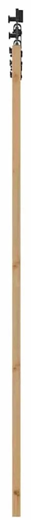 vidaXL Συρόμενη Πόρτα ORKDAL Καφέ 86 x 211 cm Ξύλο και μέταλλο