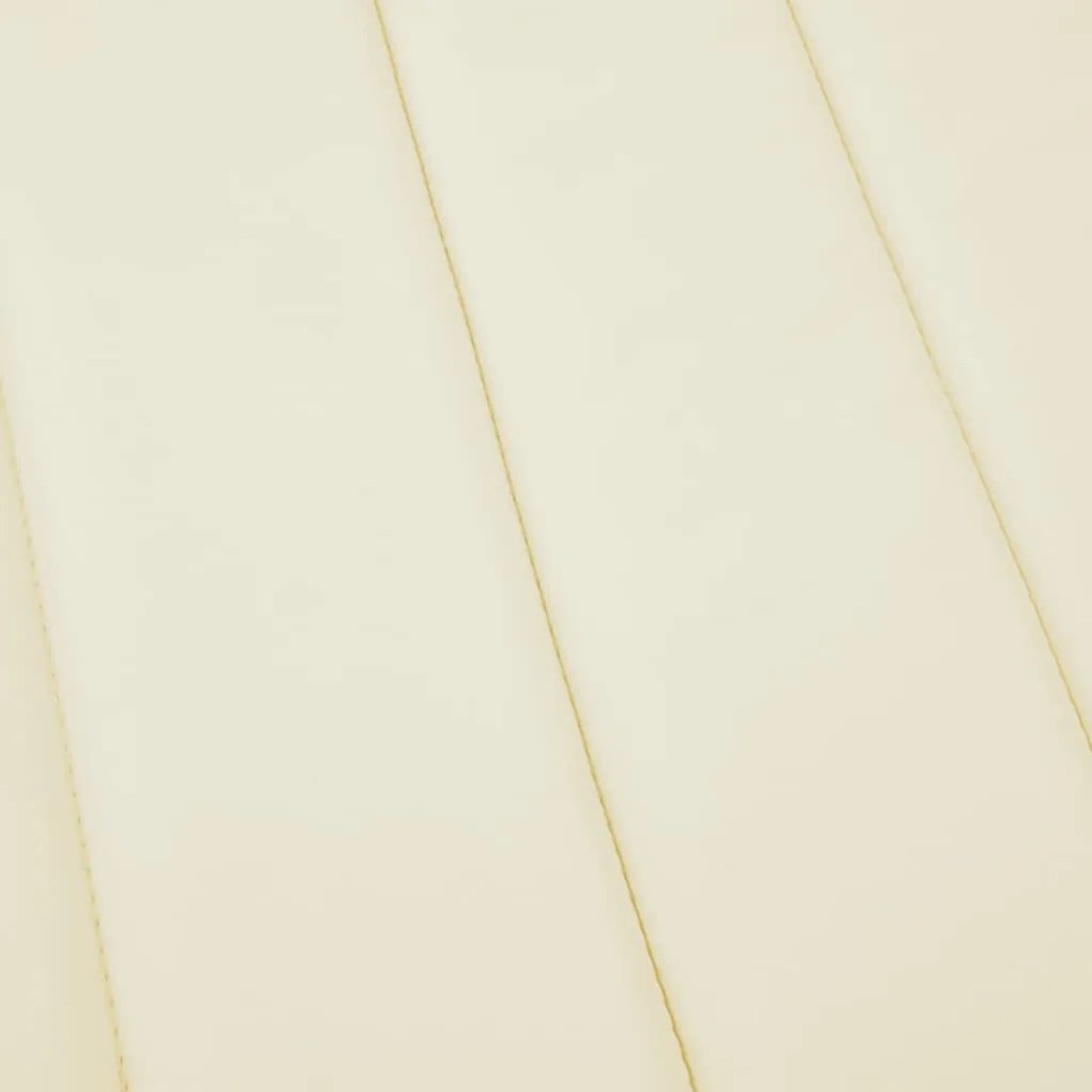 vidaXL Μαξιλάρι Ξαπλώστρας Κρεμ 186x58x4 εκ. από Ύφασμα Oxford