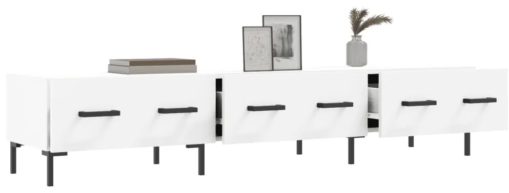 vidaXL Έπιπλο Τηλεόρασης Λευκό 150x36x30 εκ. από Επεξεργασμένο Ξύλο