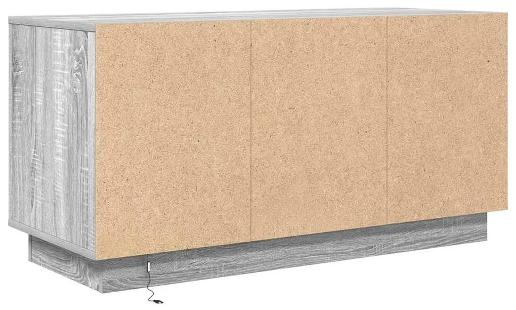 Έπιπλο Τηλεόρασης με LED Γκρι Sonoma 100x41x50 εκ. - Γκρι