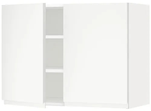METOD ντουλάπι τοίχου με ράφια/2 πόρτες, 80x60 cm 194.596.30