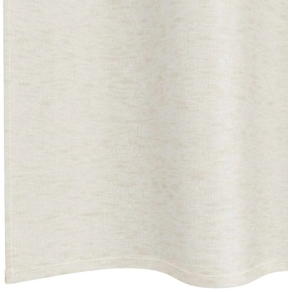 vidaXL Κουρτίνες με κουρτίνες 2 pcs Κρεμ 140x175cm Πολυεστέρας