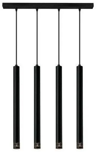 Κρεμαστό Φωτιστικό Οροφής 100-09710-09BRS Luma-100-09710-09BRS-BLACK-Μαύρο 100-09710-09BRS-BLACK