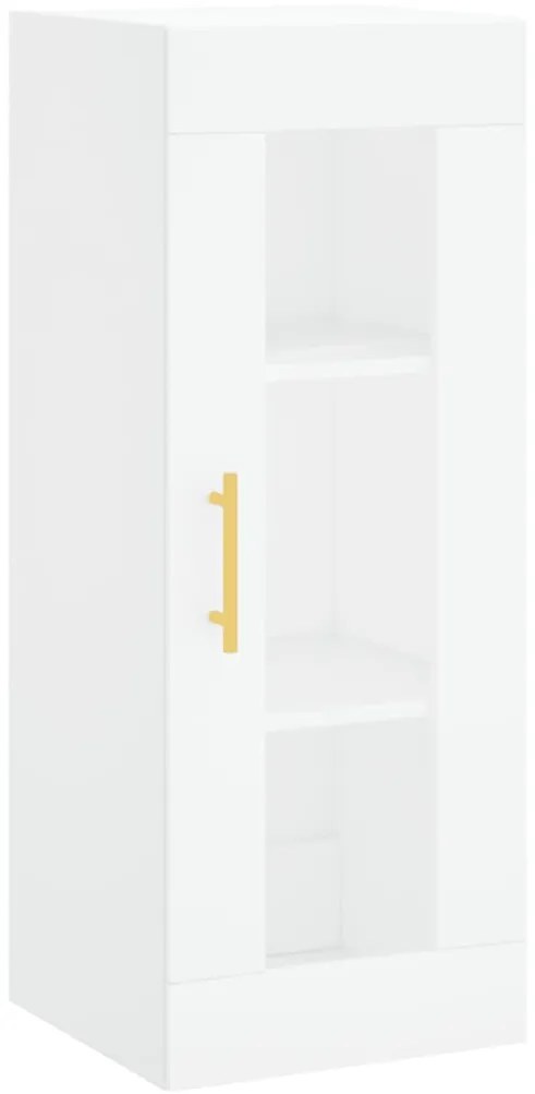 vidaXL Ντουλάπι Λευκό 34,5 x 34 x 180 εκ. από Επεξεργασμένο Ξύλο