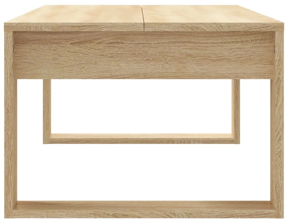 vidaXL Τραπεζάκι Σαλονιού Sonoma Δρυς 102 x 50 x 35 εκ. Επεξεργ. Ξύλο