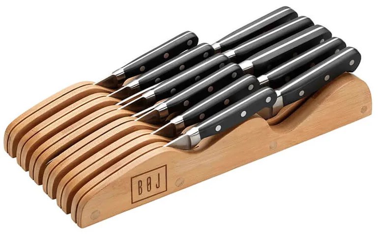 Θήκη οργάνωσης συρταριού &amp; σετ μαχαίρια BOJ (01821704), 11 τεμάχια