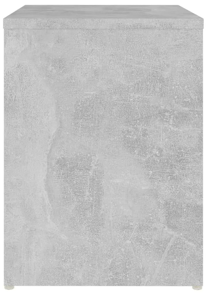 vidaXL Κομοδίνα 2 τεμ. Γκρι Σκυροδέμ. 40 x 30 x 40 εκ. από Επεξ. Ξύλο