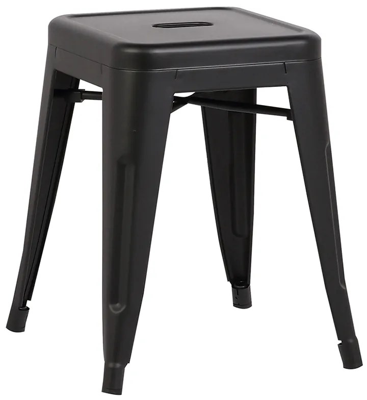 TEXAS ΣΚΑΜΠΟ 46εκ. ΜΑΥΡΟ ΜΑΤ ΜΕΤΑΛΛΙΚΟ 39Χ39X46εκ. ZITA PLUS 39Χ39X46εκ.