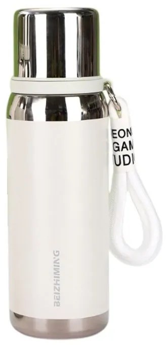 Φορητό παγούρι-θερμός - 600ml Λευκό