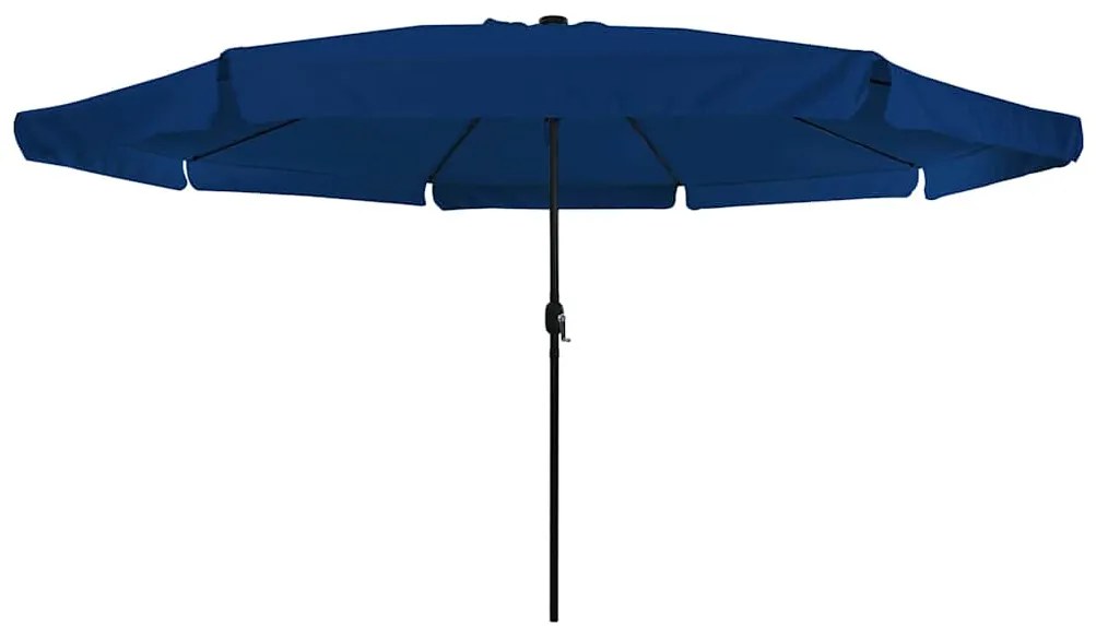 vidaXL Ομπρέλα Κήπου Μπλε και Μαύρο 395 x 395 x 245 εκ.