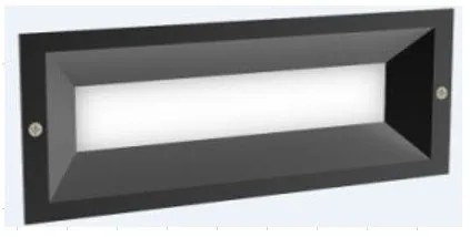 Χωνευτό Φωτιστικό Τοίχου IP65 LED GL13306 12,5W 3.000K Ανθρακί Sunlight-GL13306-Ανθρακί GL13306