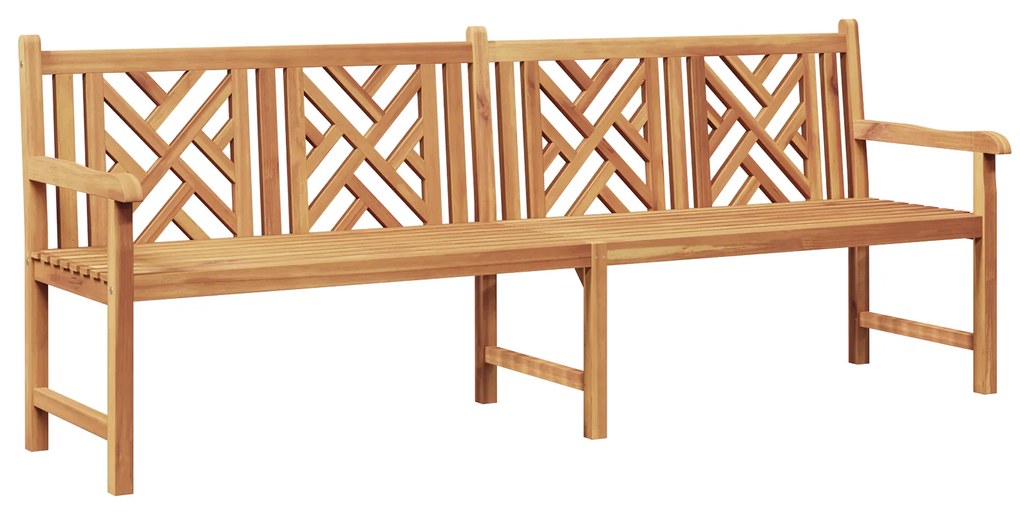 vidaXL Παγκάκι κήπου Καφέ 228 x 60 x 90 εκ Μασίφ ξύλο teak