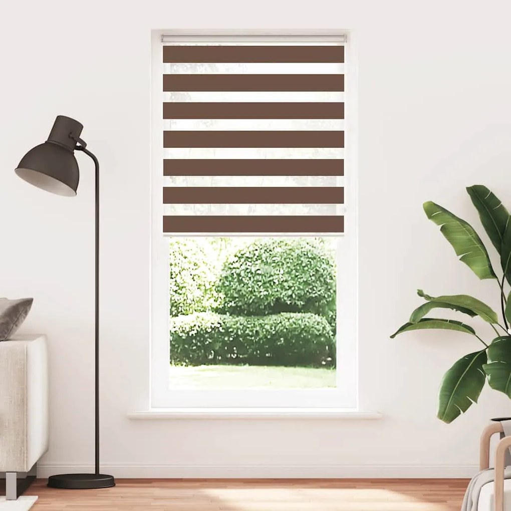 vidaXL Roller Blind Blackout ανοιχτό γκρι 115x200 cm Πλάτος υφάσματος