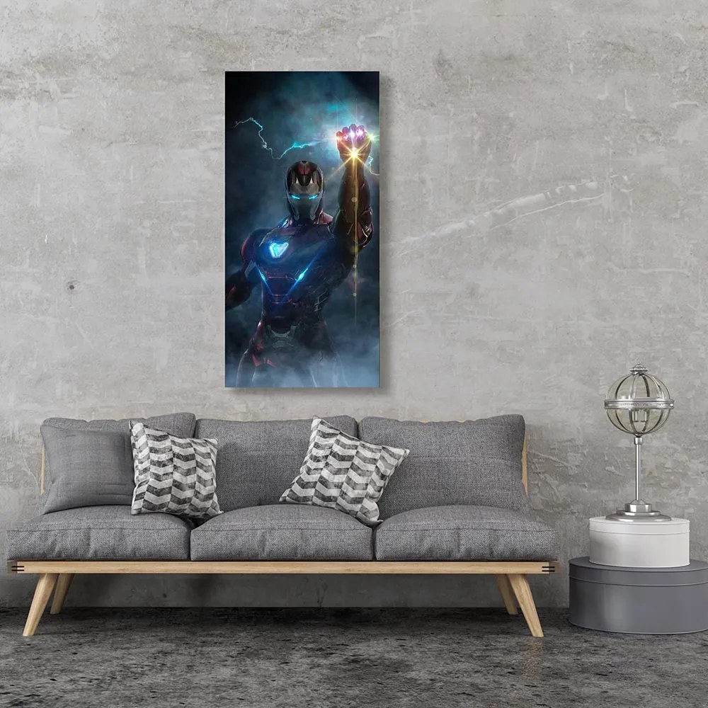 Πίνακας σε καμβά Iron Man KNV1697 65cm x 140cm