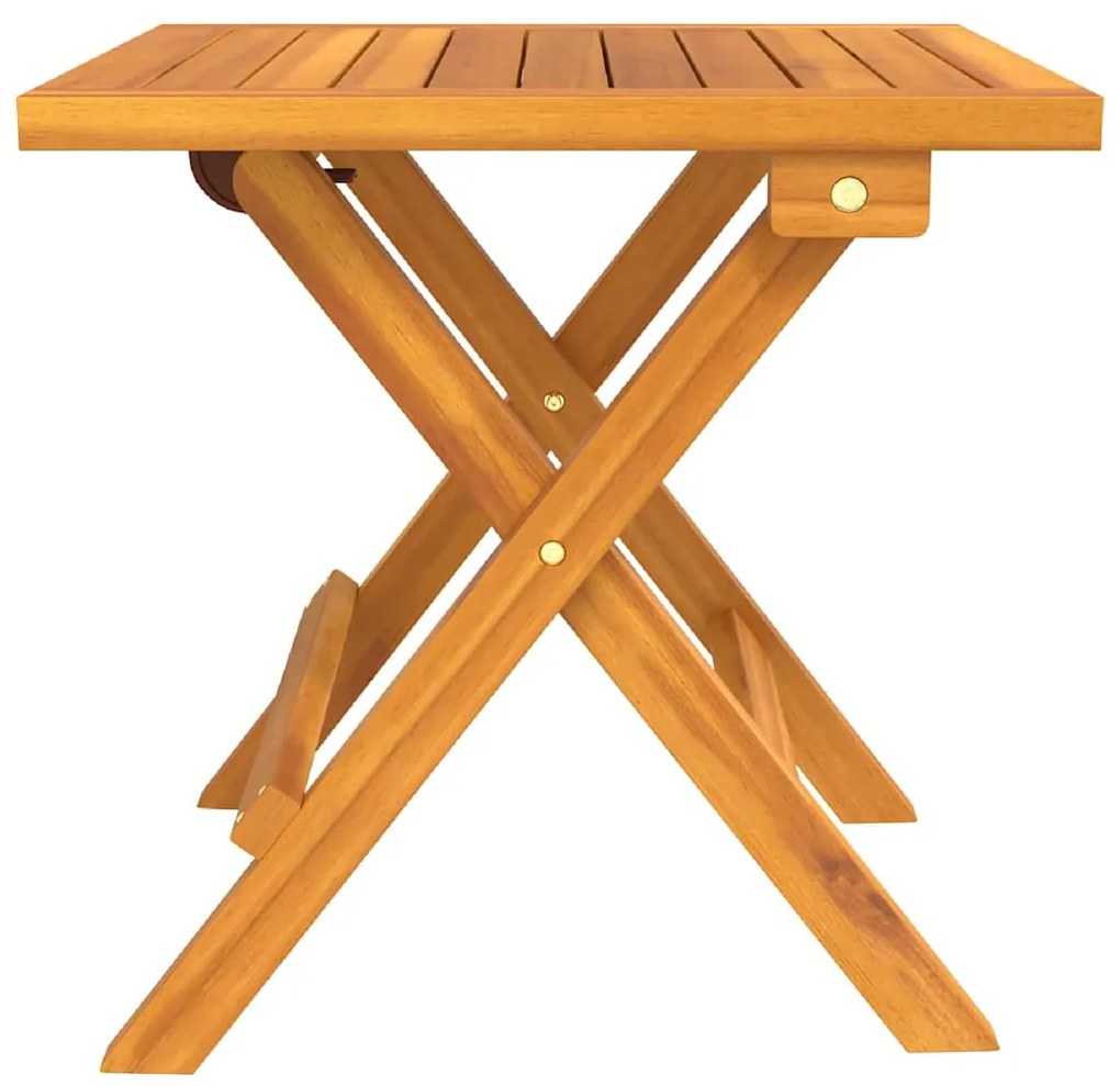 vidaXL Ξαπλώστρα 2-πρόσωπο 3 pcs Καφέ Μασίφ ξύλο ακακίας