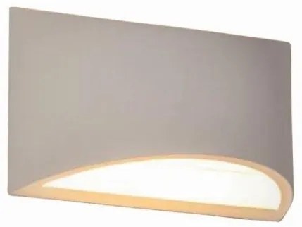 Απλίκα Γύψινη Φωτιστικό Τοίχου 43415 λευκή Inlight-43415-Λευκό 43415