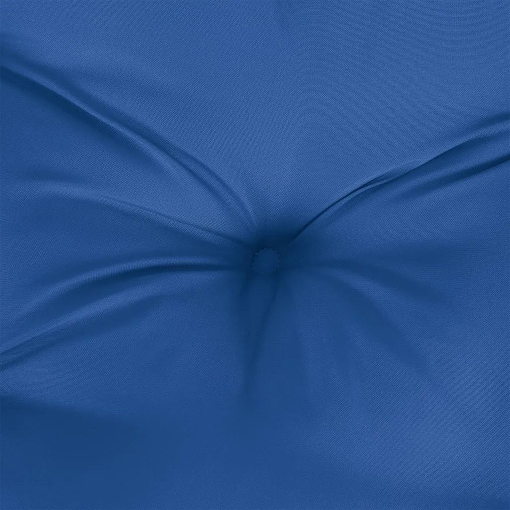 Μαξιλάρι Παλέτας Μπλε Ρουά 60 x 40 x 12 εκ. Υφασμάτινο - Μπλε